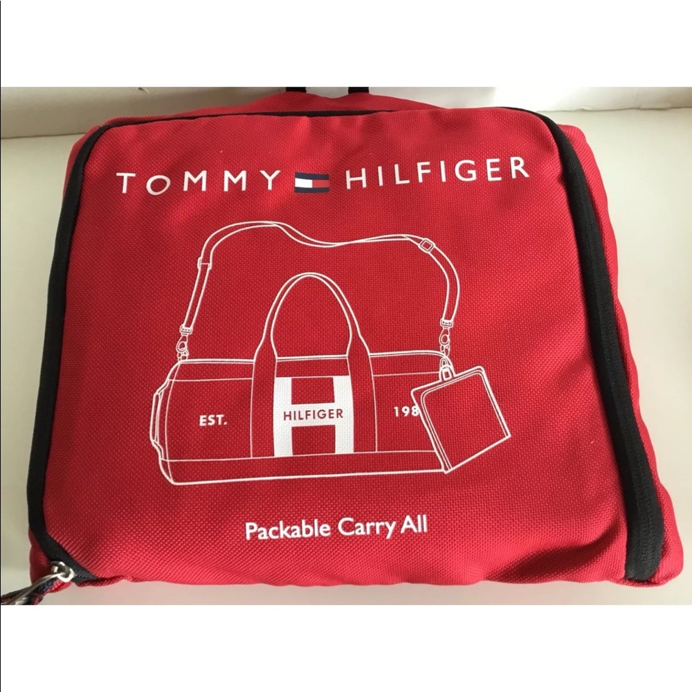 ‼️SOLD -OUT - ‼️ TOMMY HILFIGER DUFFLE TRAVEL BAG - Picture 4 of 8